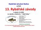Rybářské závody na rybníku